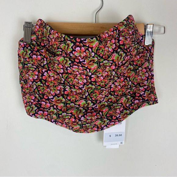 Zara Tops Nwt Zara Floral Corset Top Poshmark